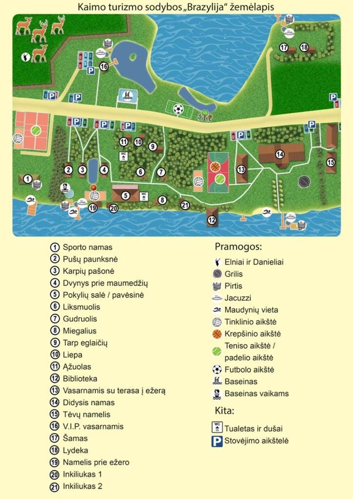 Brazylija Vip Vasarnamis Vila Kryliai Exterior foto